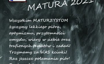 Życzenia dla MATURZYSTÓW