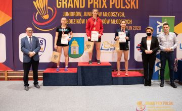 Zwyciężczynie na podium