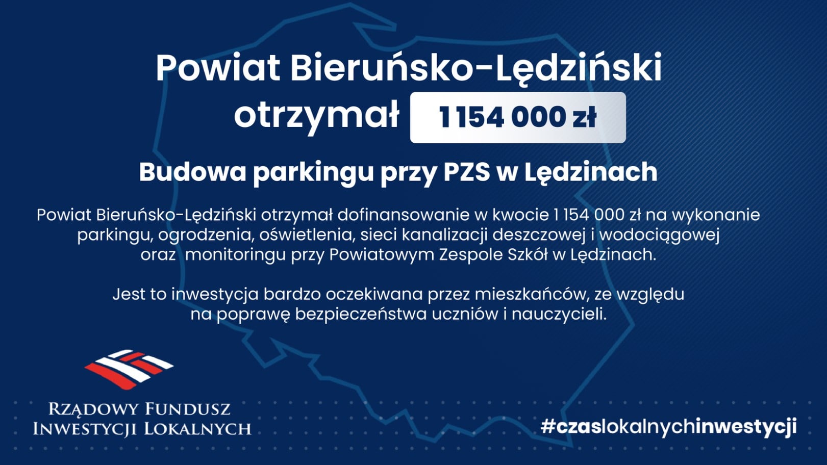 Tablica informująca o dofinansowaniu