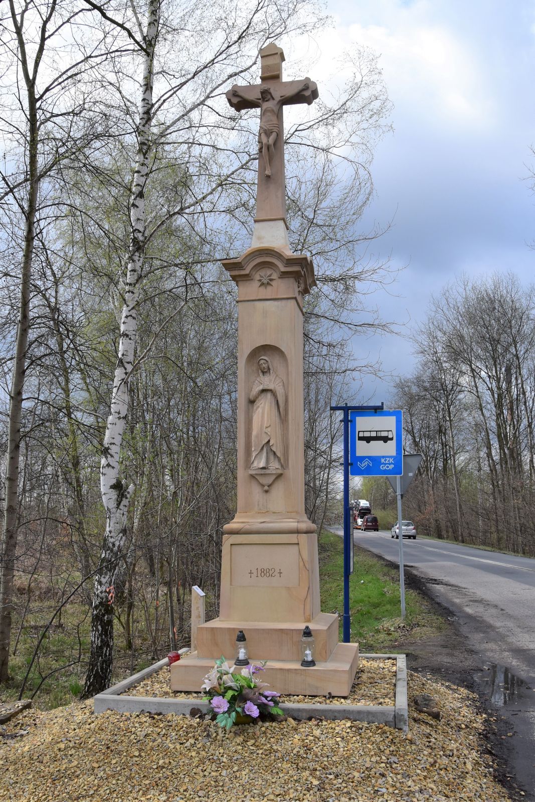 Krzyż przydrożny, Bieruń ul. Lędzińska