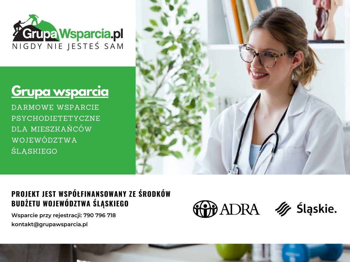 Plakat informacyjny dot, Grupy Wsparcia