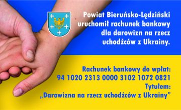 Rachunek bankowy - pomoc uchodźcom z Ukrainy