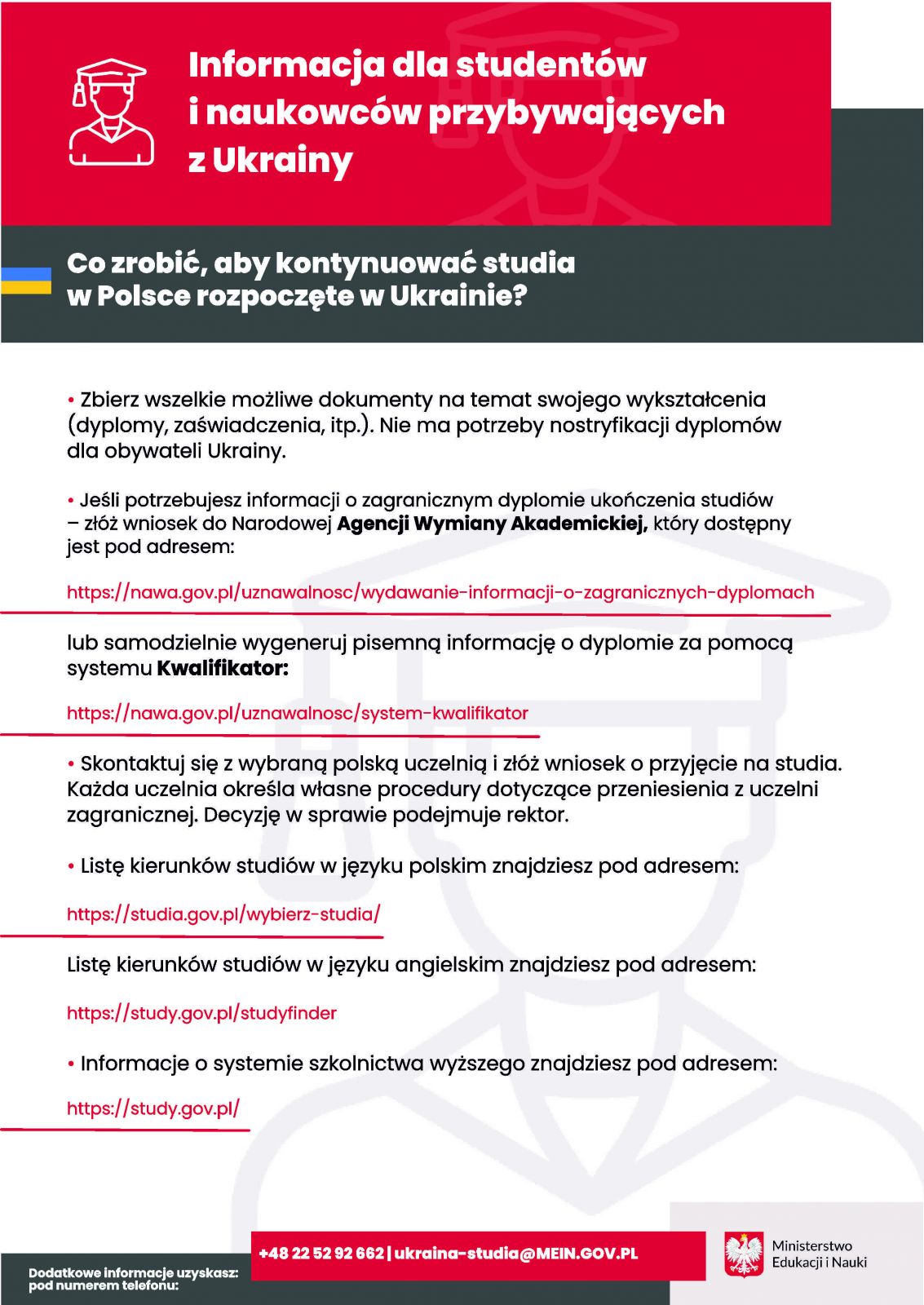 Informacja dla studentów PL