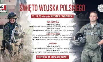 Święto Wojska Polskiego 2022 w Tychach.