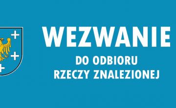 Wezwanie do odbioru rzeczy znalezionych