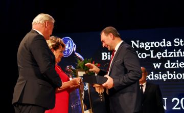 Uroczystość wręczenia Nagród Starosty Biruńsko-Lędzińskiego w dziedzinie przedsiębiorczości