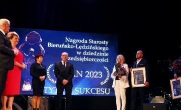 Uroczystość wręczenia Nagród Starosty Biruńsko-Lędzińskiego w dziedzinie przedsiębiorczości