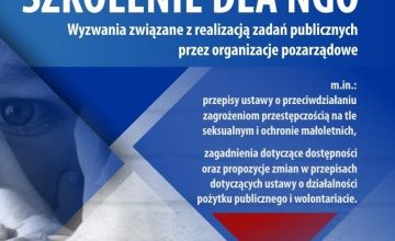 Zaproszenie na szkolenia dla NGO
