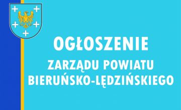 Ogłoszenie Zarządu Powiatu w sprawie naboru członków do Komisji Konkursowej do opiniowania złożonych ofert w sferze wspierania i upowszechniania kultury fizycznej.