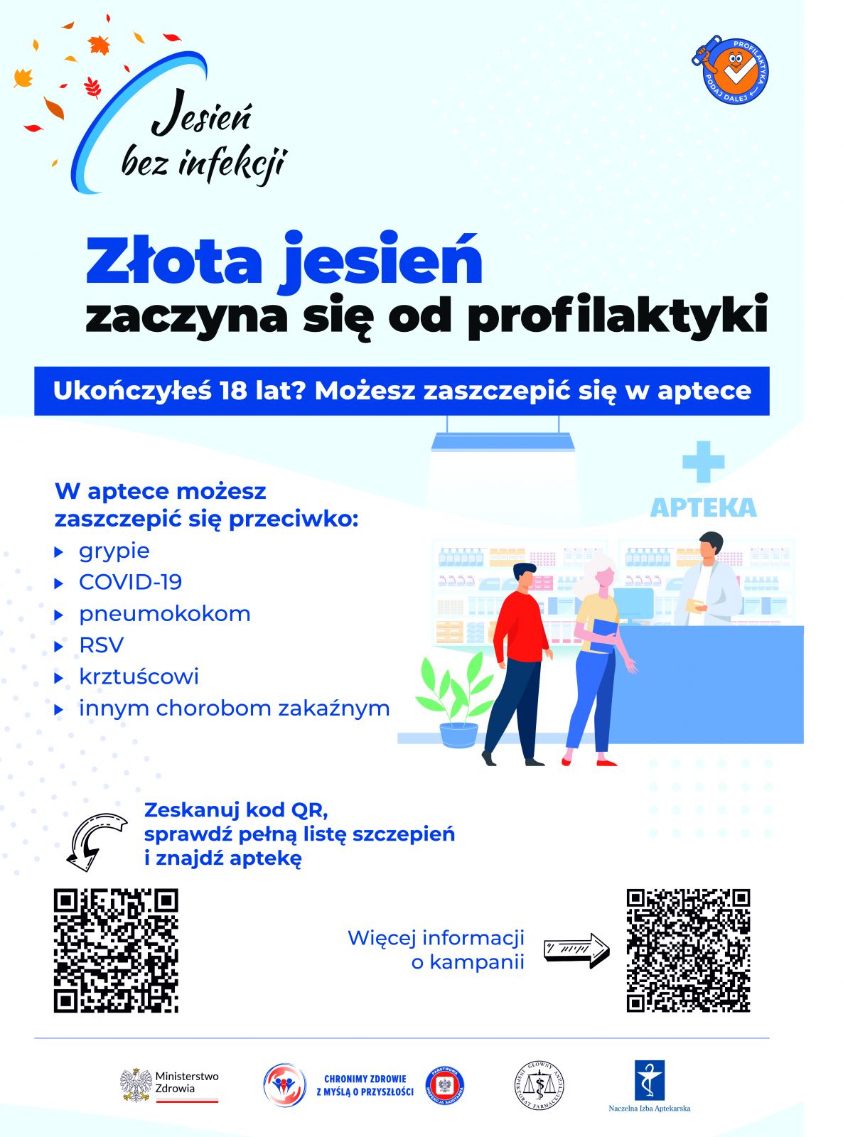 Plakat informacyjny dot. kampani