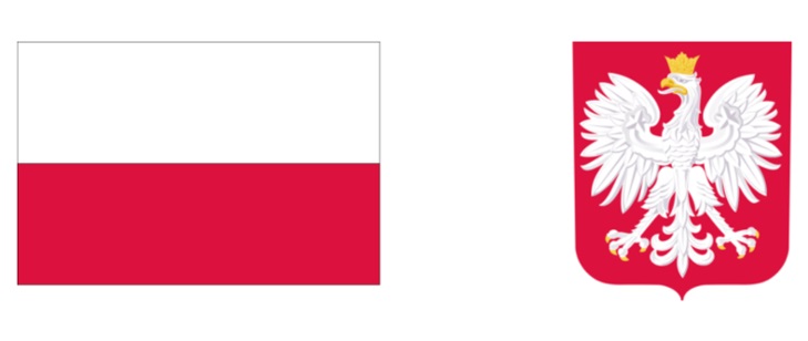 flaga polski i godło